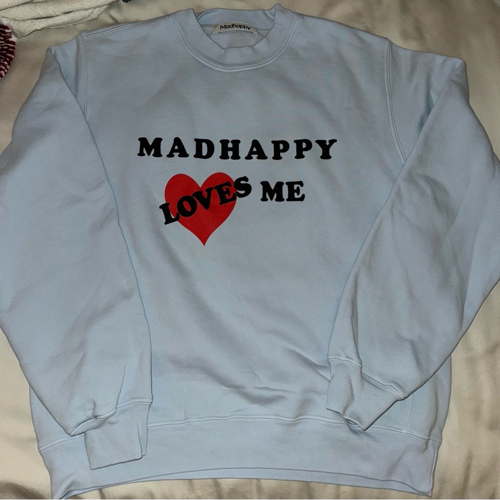 Madhappy Love Me Fleece Crewneck Sweatshirt